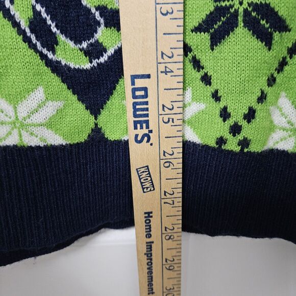 NFL Seattle Seahawks Ugly Christmas Sweater Men's Medium 100% Acrylic EUC - Picture 5 of 7